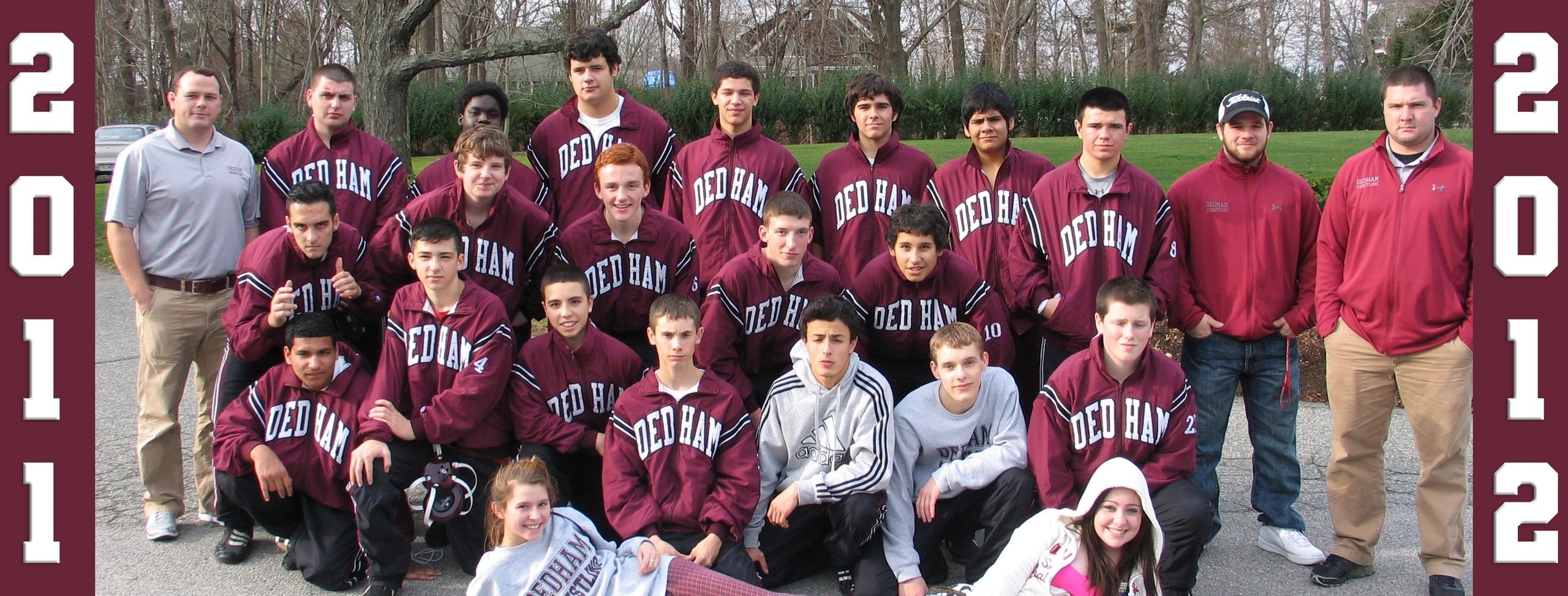 Dedham Wrestling Team 2011-12