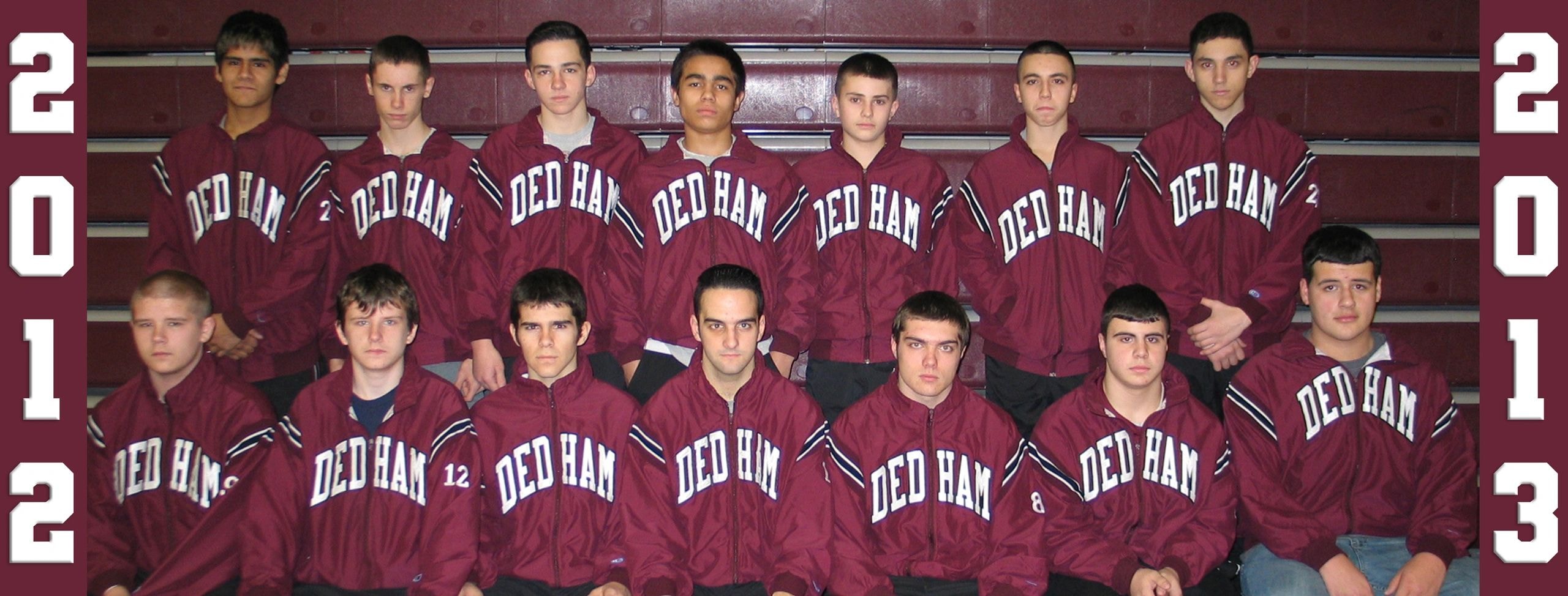 Dedham Wrestling Team 2012-13