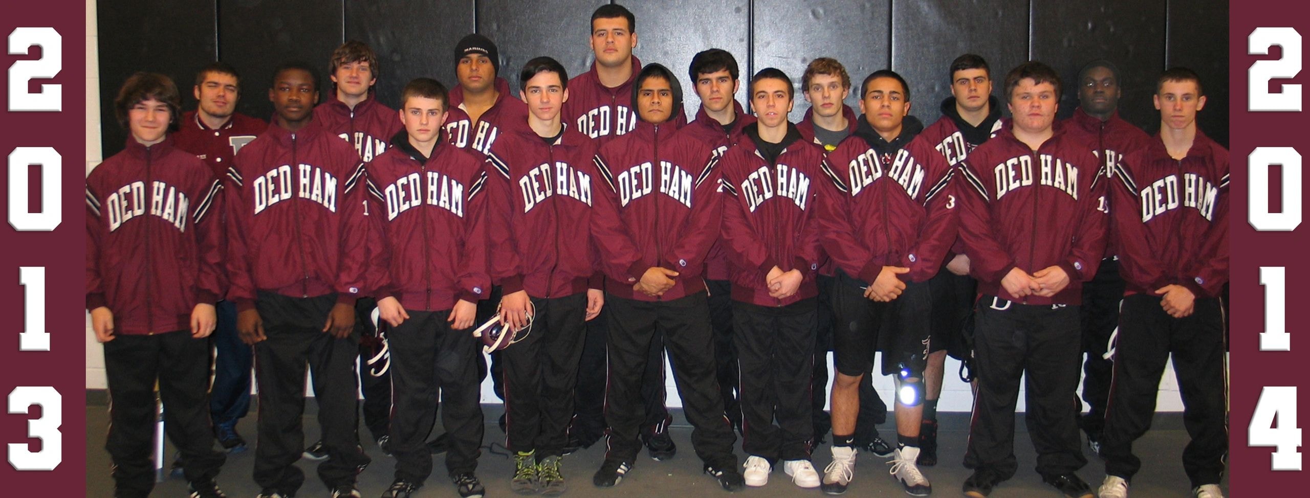 Dedham Wrestling Team 2013-14