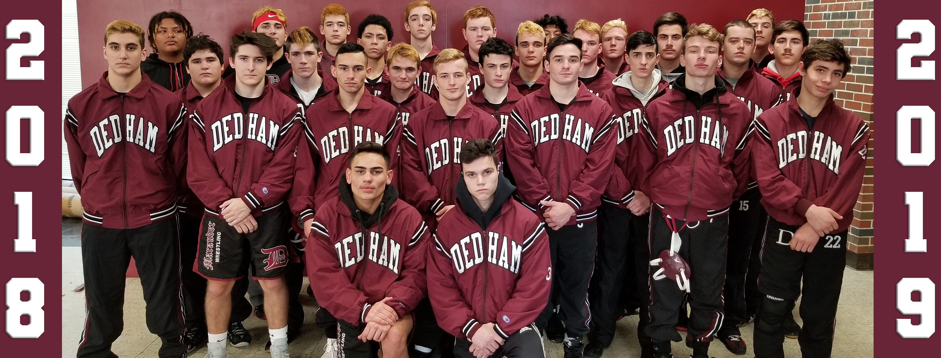 Dedham Wrestling Team 2018-19