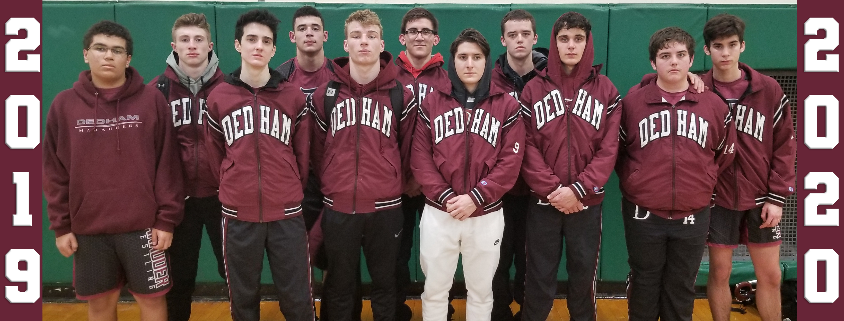 Dedham Wrestling Team 2019-20
