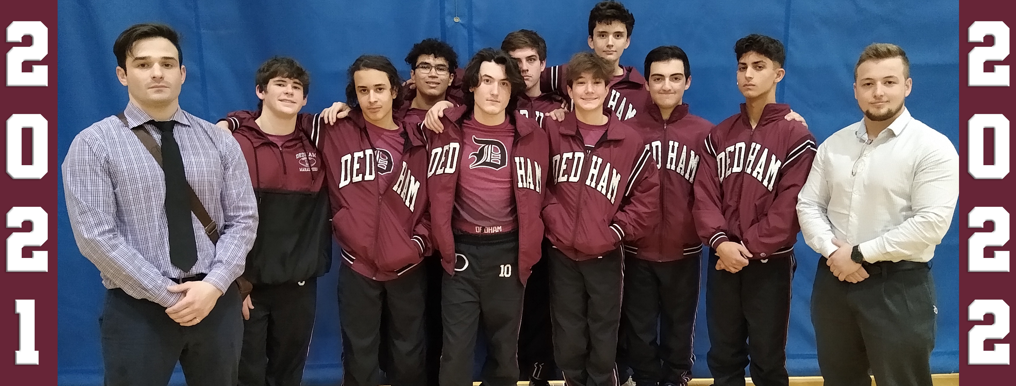 Dedham Wrestling Team 2021-22
