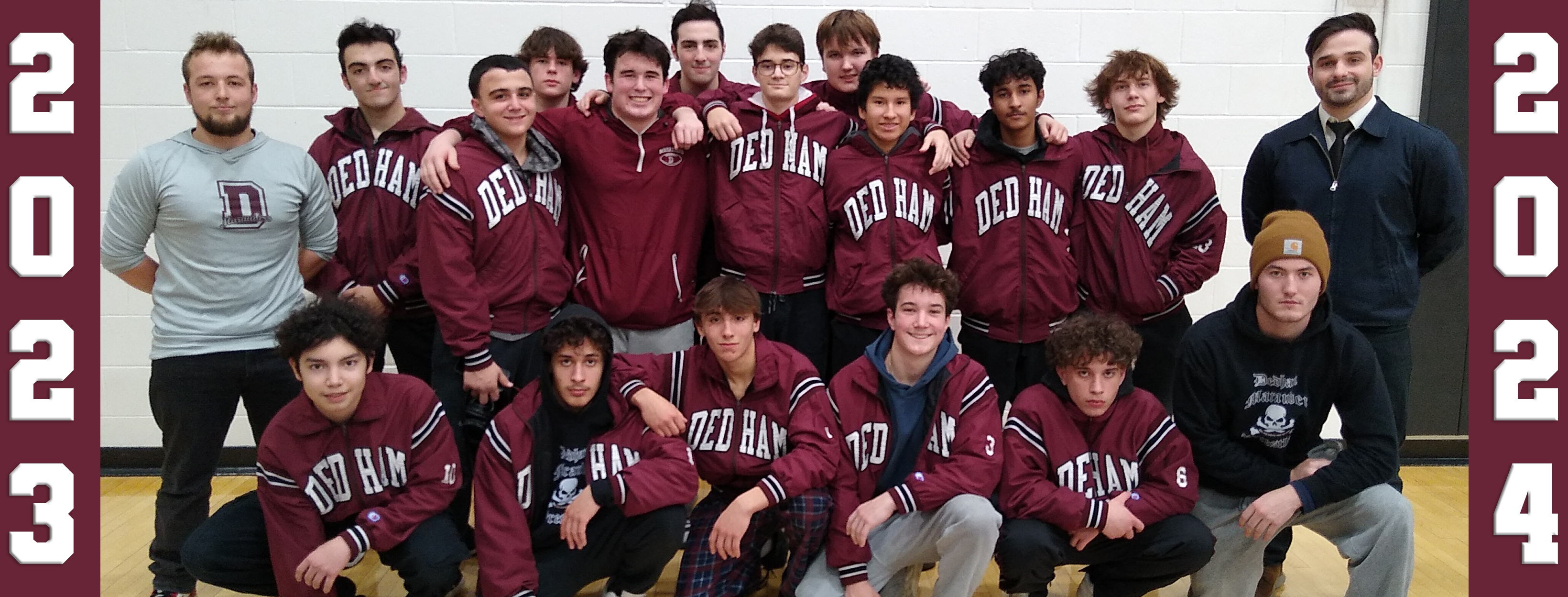 Dedham Wrestling Team 2023-24