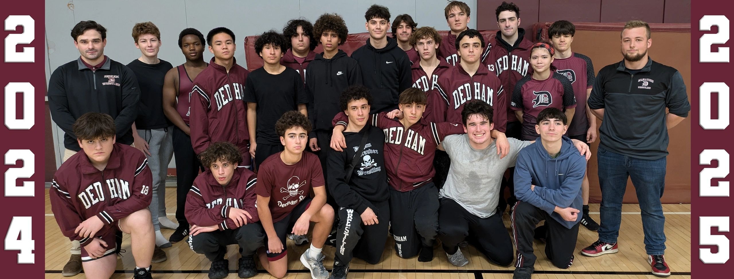 Dedham Wrestling Team 2024-25