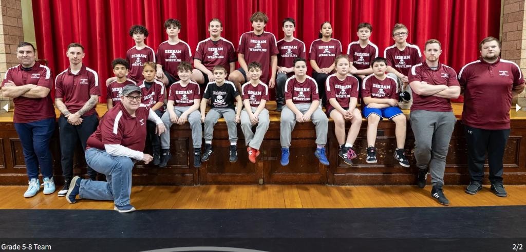 Dedham Youth Wrestling Grade 5-8 Team