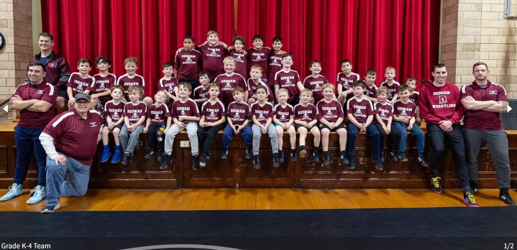 Dedham Youth Wrestling Grade K-4 Team
